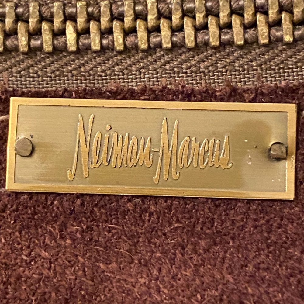 Neiman Marcus Suede/ leather Men Garment Bag - Picture 2 of 11